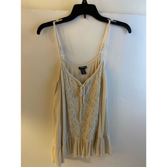 Torrid 0 spaghetti string top size 12 large 100 Rayon - Picture 1 of 6